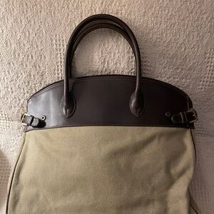 Liz Claiborne beige satchel